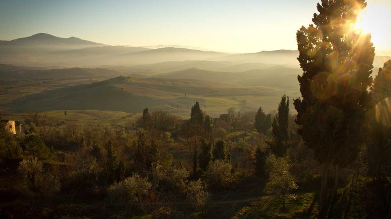 Legal documents and magnifying glass